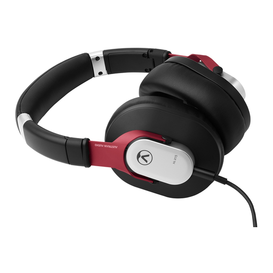 Austrian Audio Hi-X15 Quick Start Manual