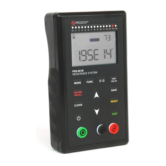 Prostat PRS-801B User Manual