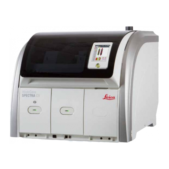 Leica BIOSYSTEMS HistoCore SPECTRA CV Instructions For Use Manual
