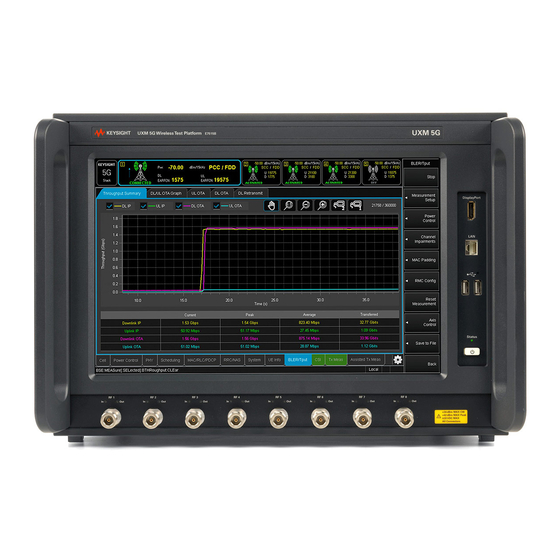 Keysight E7515B UXM 5G Getting Started Manual