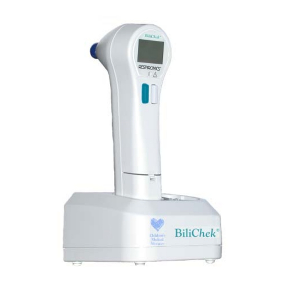 Respironics BiliChek User Instruction Manual