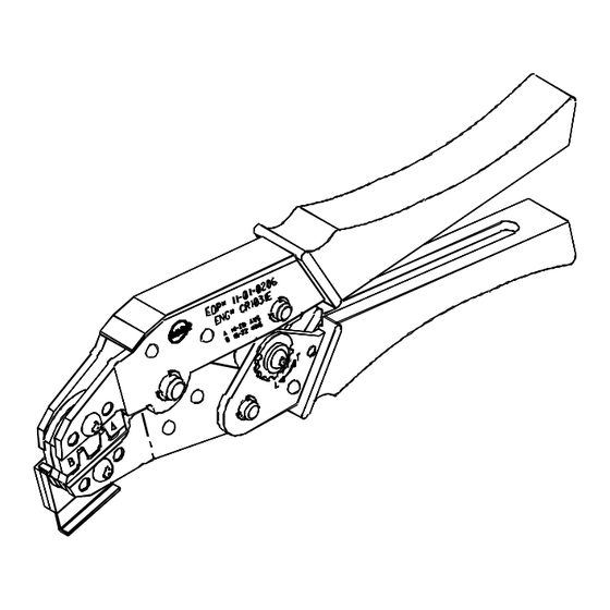 molex CR60622B Operating Instruction And Specifications Sheet