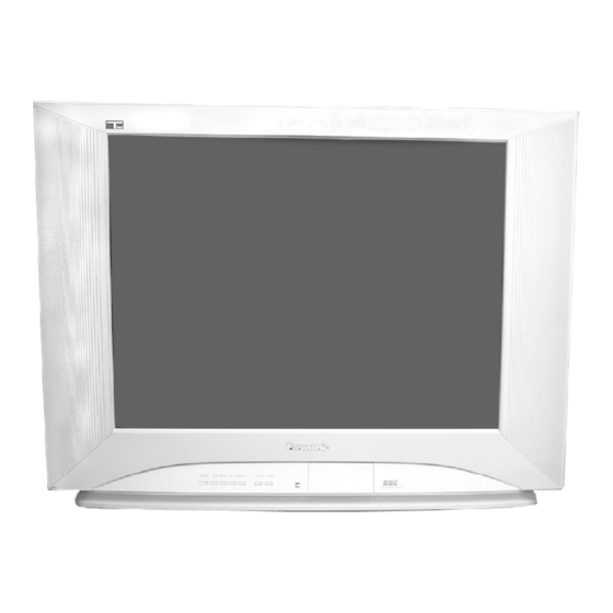 Panasonic CT-27SL14 - 27" CRT TV Service Manual