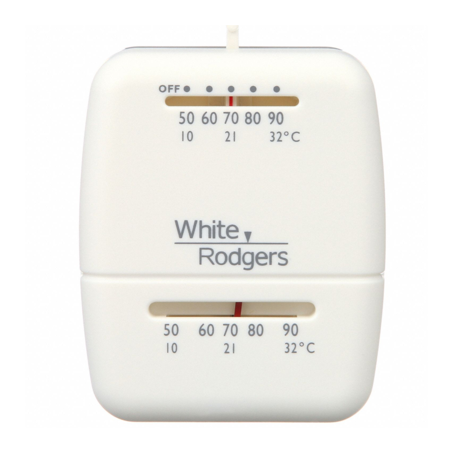 White Rodgers 1C20 Heating Only and 1C26 Heating & Cooling Manual