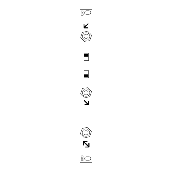 XOXO Modular IXO Operation Manual And Installation Manual