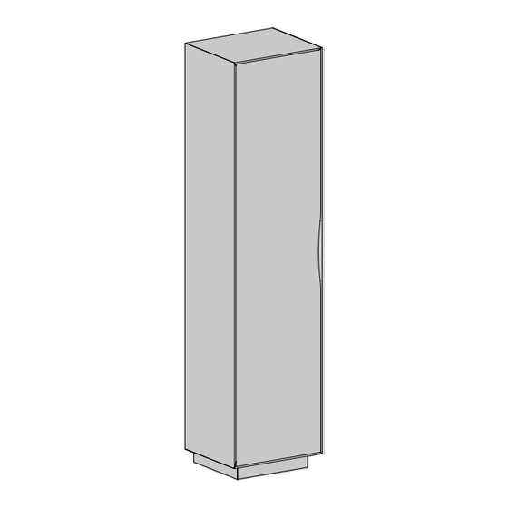 Clou first column cabinet CL/07.36130 Installation Instructions Manual