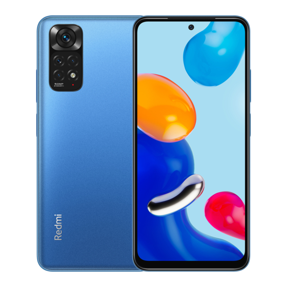 Xiaomi Redmi Note 11 Quick Start Manual