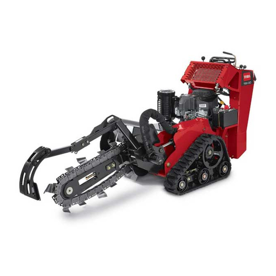 Toro TRX-20 Walk Behind Trencher Manuals