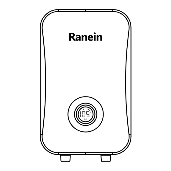 Ranein RE6.5K Instructions For Installation And Use Manual