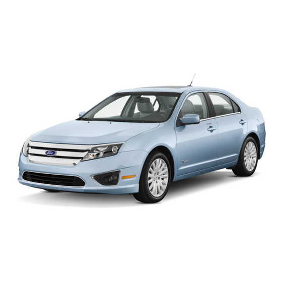 Ford Fusion Hybrid 2010 Owner's Manual