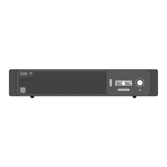 Behringer eurocom ax6220 Quick Start Manual