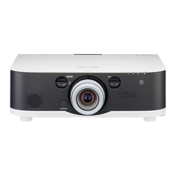 Ricoh PJ WU6181 N User Manual