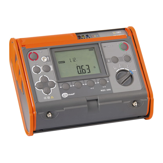 Sonel MZC-306 Operating Manual