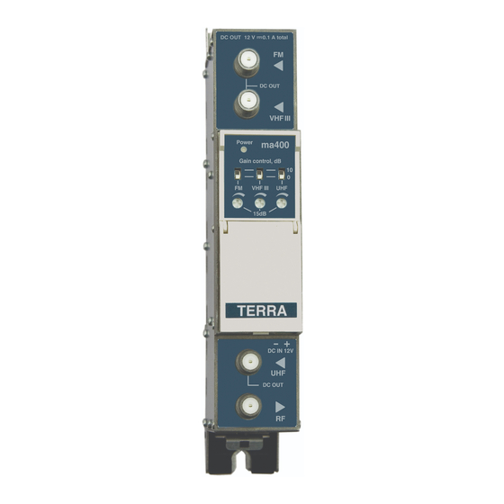 Terra MA400 User Manual