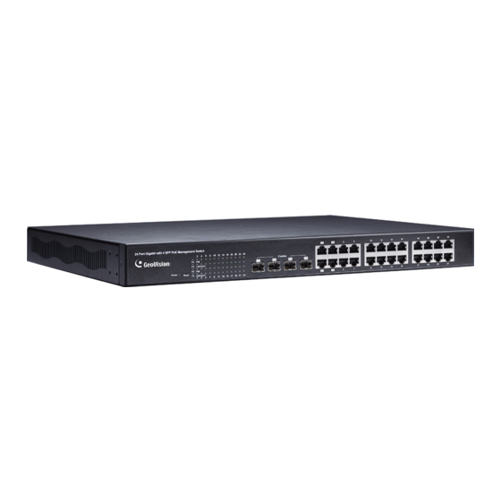 GeoVision GV-POE2411-V2 Manual