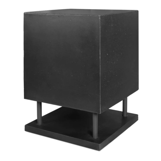 ARCHITETTURA SONORA CUBE 2LV SUB Quick Start Manual
