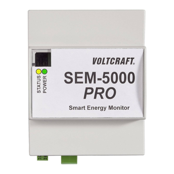 VOLTCRAFT SEM-5000 PRO Brief Instructions