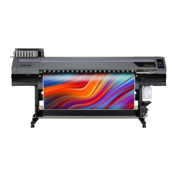 MIMAKI JV100-160 Requests For Care And Maintenance
