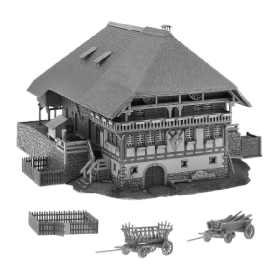 Faller Half-timbered Black Forest house 232259 Assembly Instructions Manual