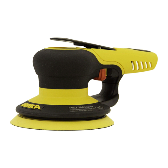 MIRKA PROS 525NV Operating Instructions Manual