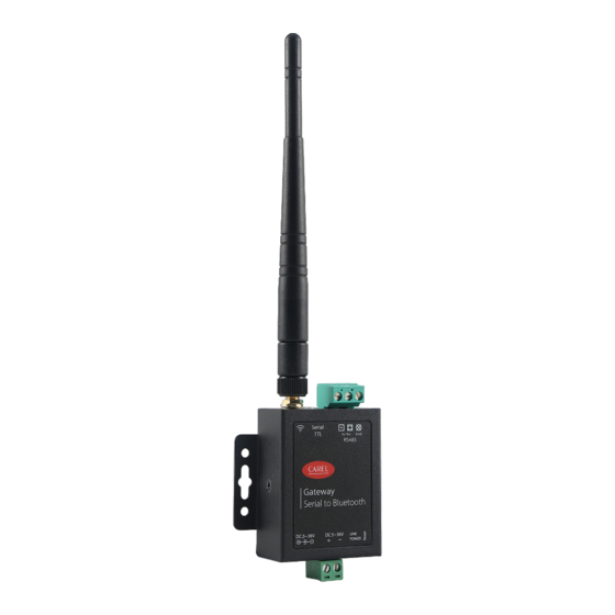 Carel GTW 0BT0 Series Quick Start Manual