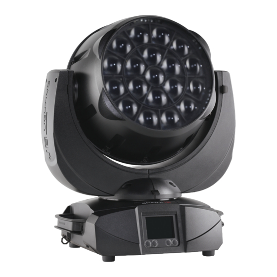 JB-Lighting SPARX 12 Operating Instructions Manual