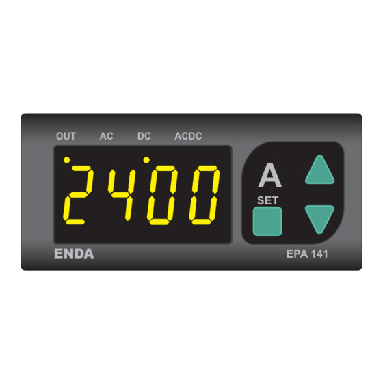 sisel ENDA EPA141 Manual