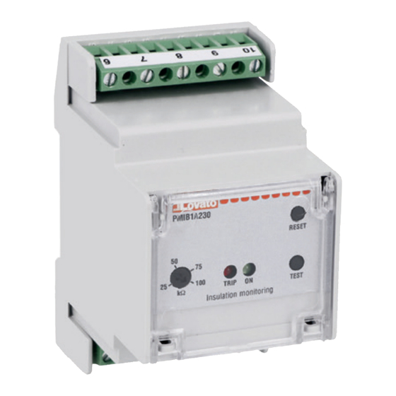LOVATO ELECTRIC PMIB1A230 Installation Manual