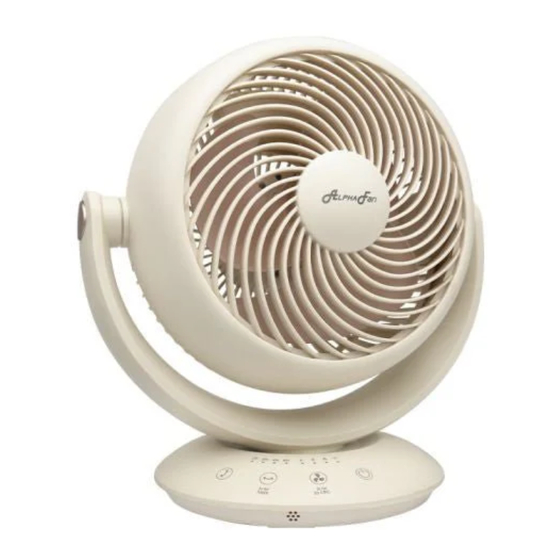 Alpha Fan TB-AD04/B Instruction Manual