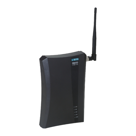 Matrix SIMADO GFXD1111S System Manual