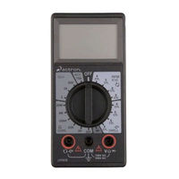 Actron Digital Multimeter CP7676 Operating Instructions Manual