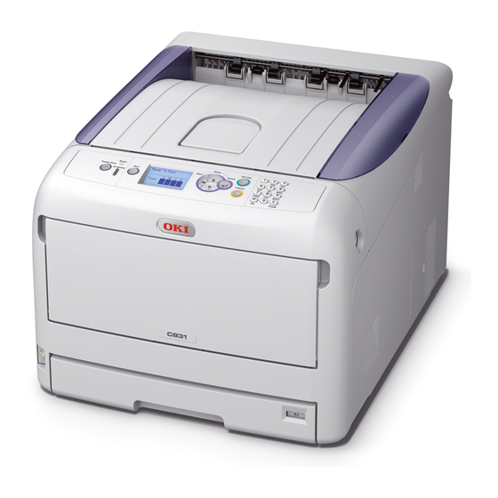 Oki C831 Installation Instructions Manual
