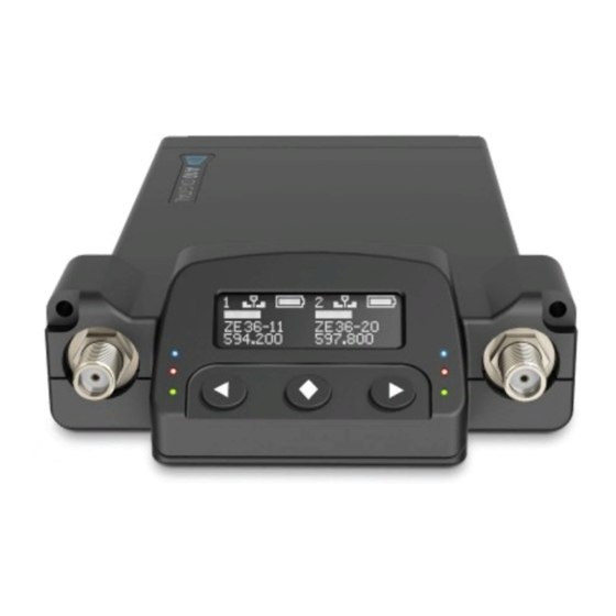 Audio Ltd. A10-RX-XLR Receiver Manuals