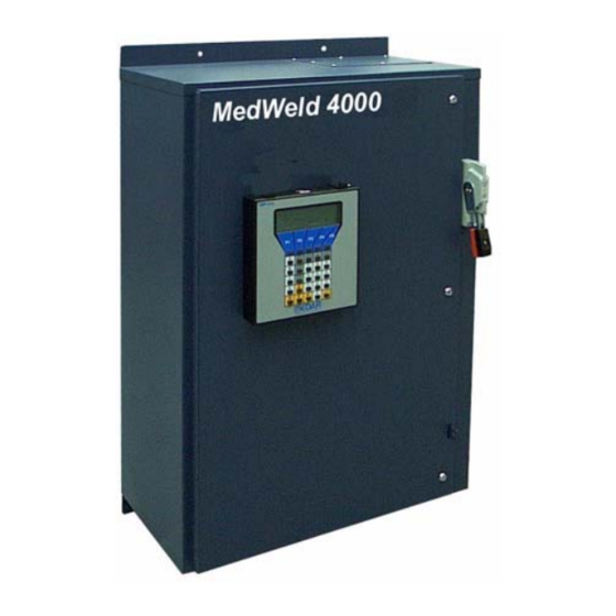 WTC MedWeld 4000 Operator's Manual