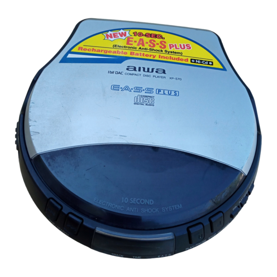 Aiwa XP-570 Operating Instructions