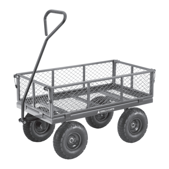 Gorilla Carts GOR610 Quick Start Manual