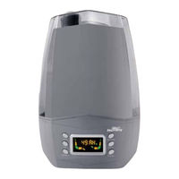 Air innovations CLEAN MIST SMART HUMIDIFIER MH-512A Platinum Instruction Manual And  Warranty Information