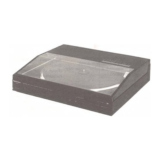Technics QUARTZ SL-J300R Service Manual