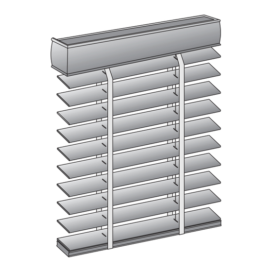 Pinnacle Abbington Custom Wood Blinds Installation Instructions