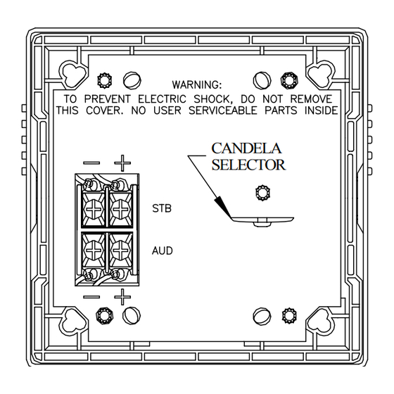 Wheelock NS4-2415W Installation Instructions Manual
