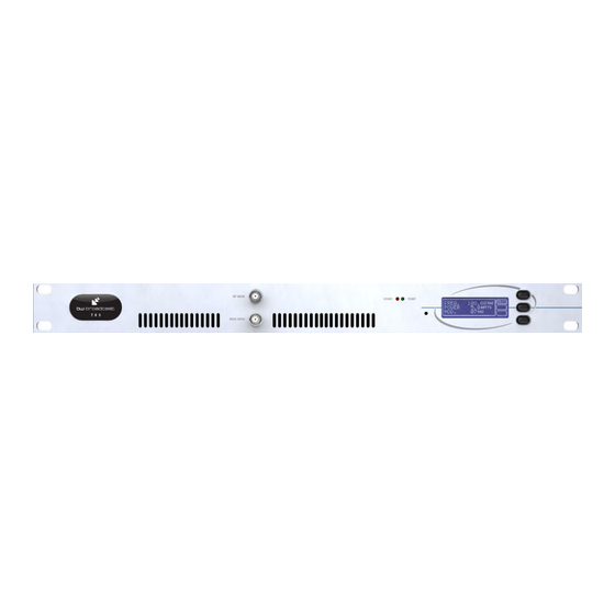 BW Broadcast TX5 FM Broadcast Transmitter Technical Manual