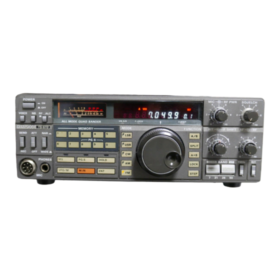 Kenwood TS-670 Instruction Manual
