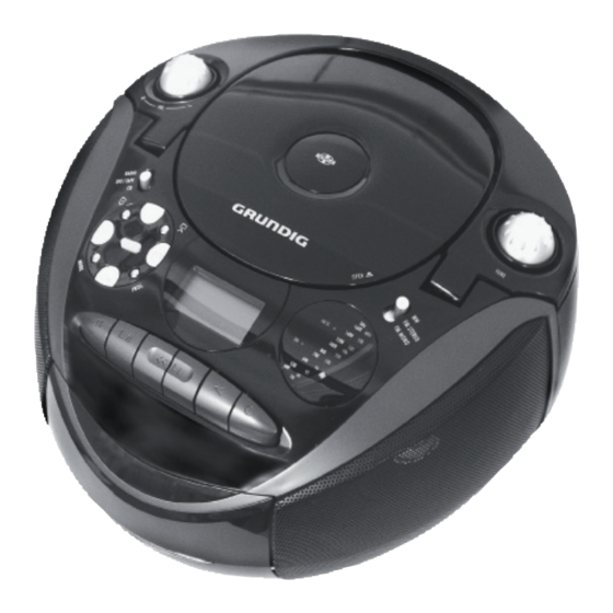 Grundig RRCD 2700 MP3 Service Documents