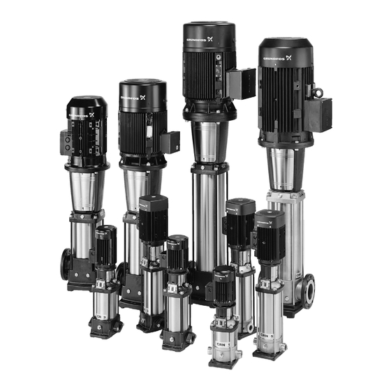 Grundfos CR Series Installation And Operating Instructions Manual