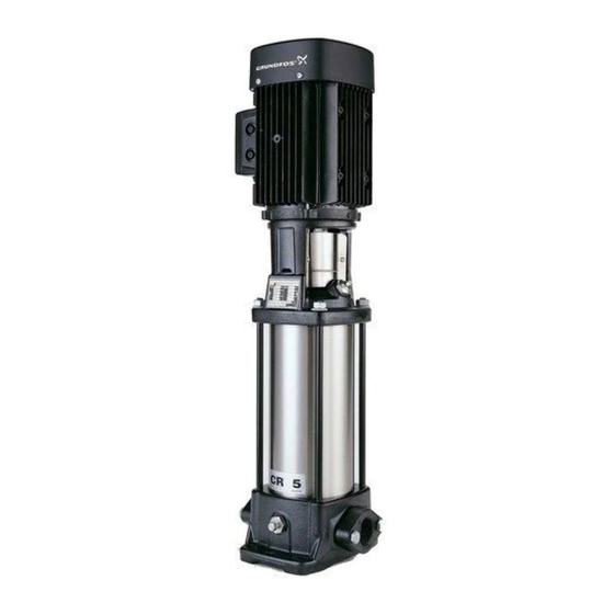 Grundfos CR Series Installation And Operating Instructions Manual