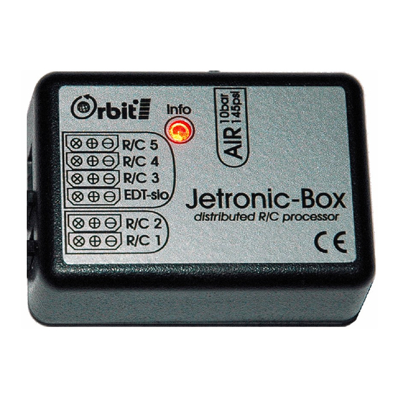 Orbit JETRONIC-BOX Manual