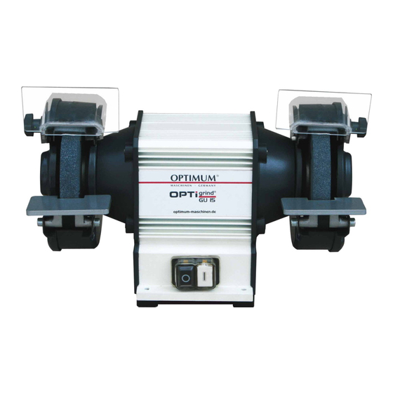 Optimum OPTIgrind GU15 Operating Manual