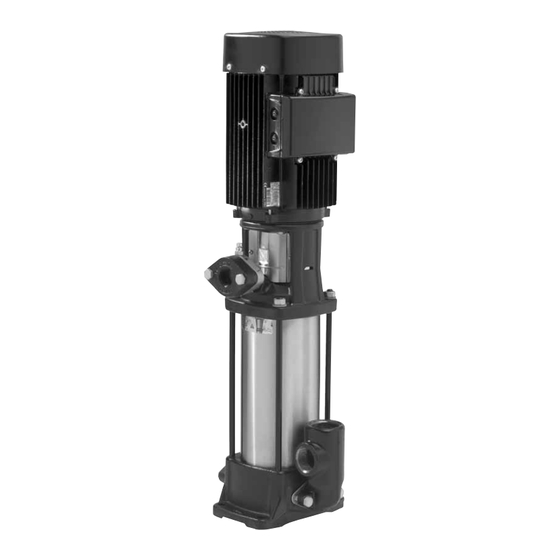 Grundfos CR Series Installation And Operating Instructions Manual