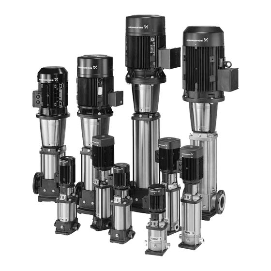 Grundfos CR Series Installation And Operating Instructions Manual