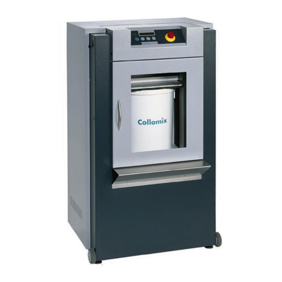 Collomix VIBA 25 Operating And Servicing Manual